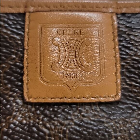 CELINE Key Pouch Cles-Macadam Triomphe Brown Vintage - Picture 9 of 9